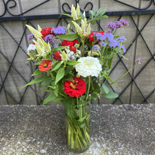 Patriotic Flower Bundle - Pick Up Only Flowers 1818 Farms