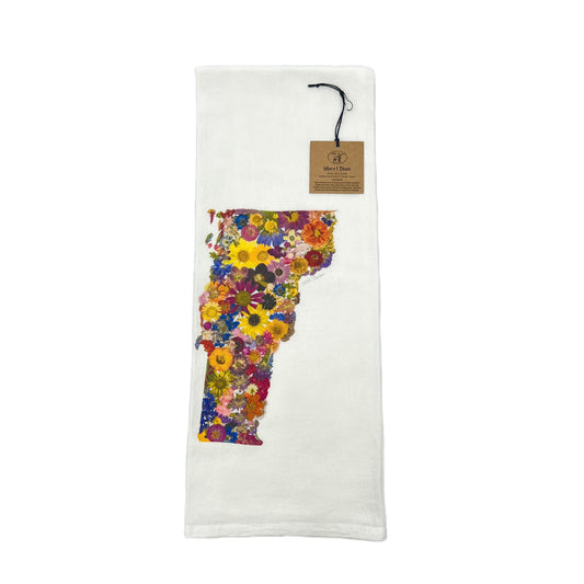 Vermont Themed Flour Sack Towel  - "Where I Bloom" Collection Towel 1818 Farms   