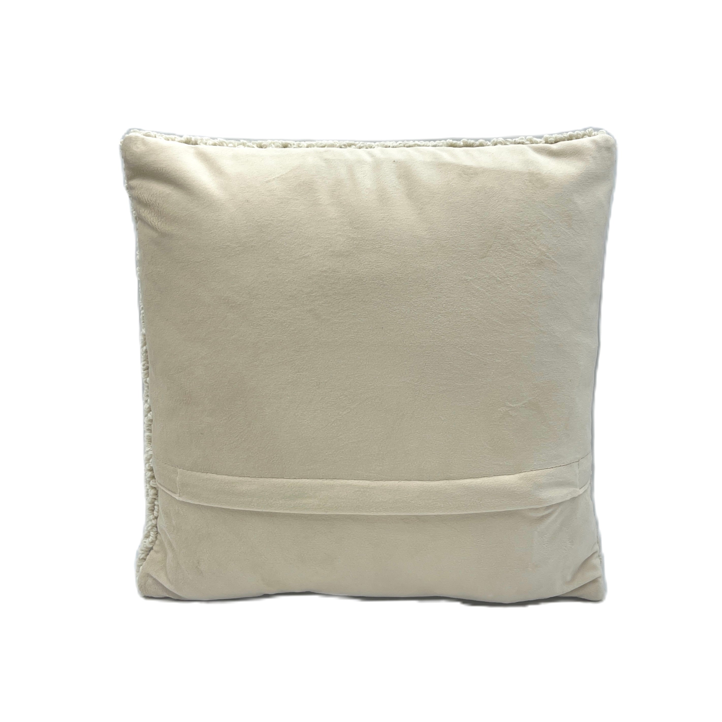 Sheep Wool Hooked Pillow 1818 Farms