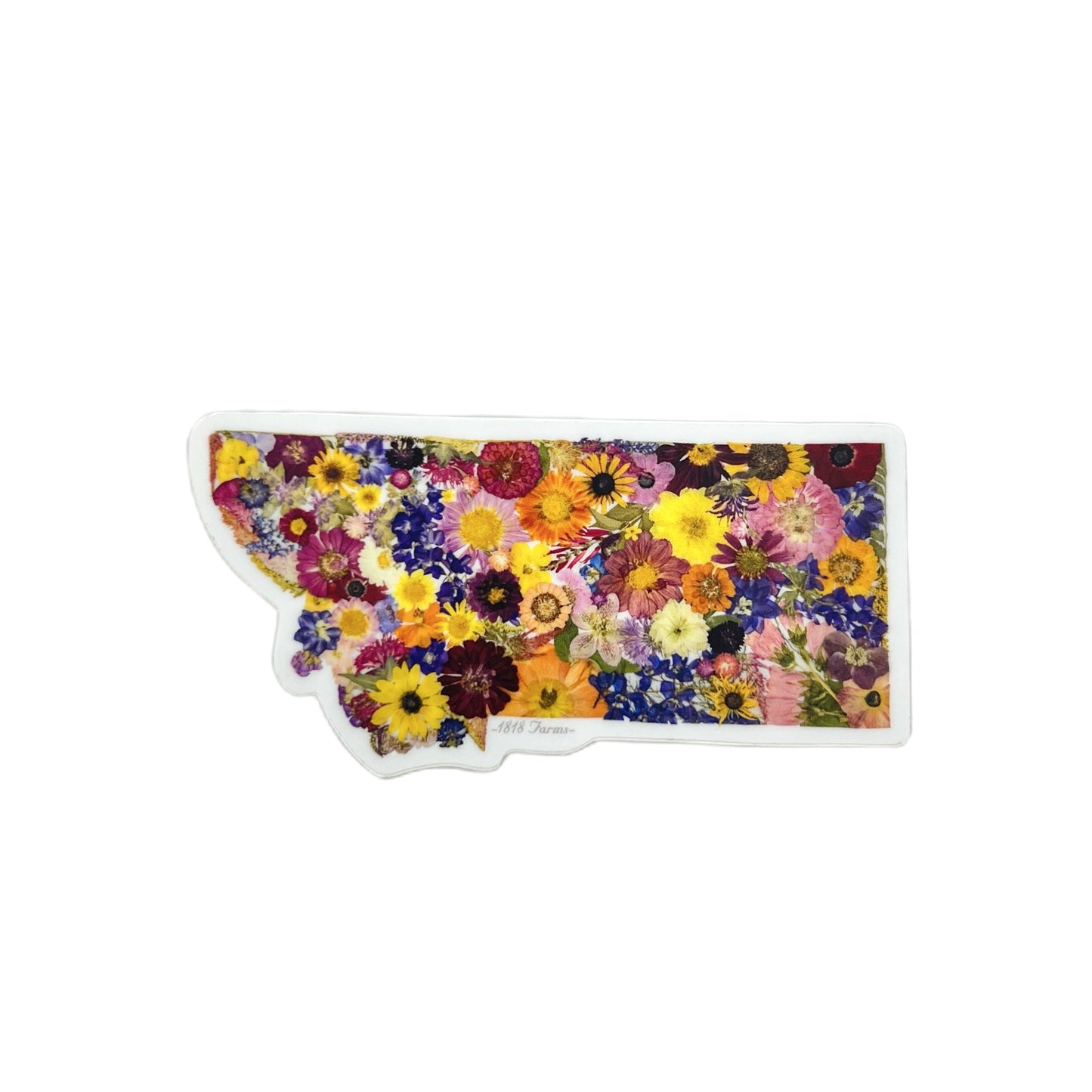 Montana Themed Vinyl Sticker  - "Where I Bloom" Collection Vinyl Sticker 1818 Farms   