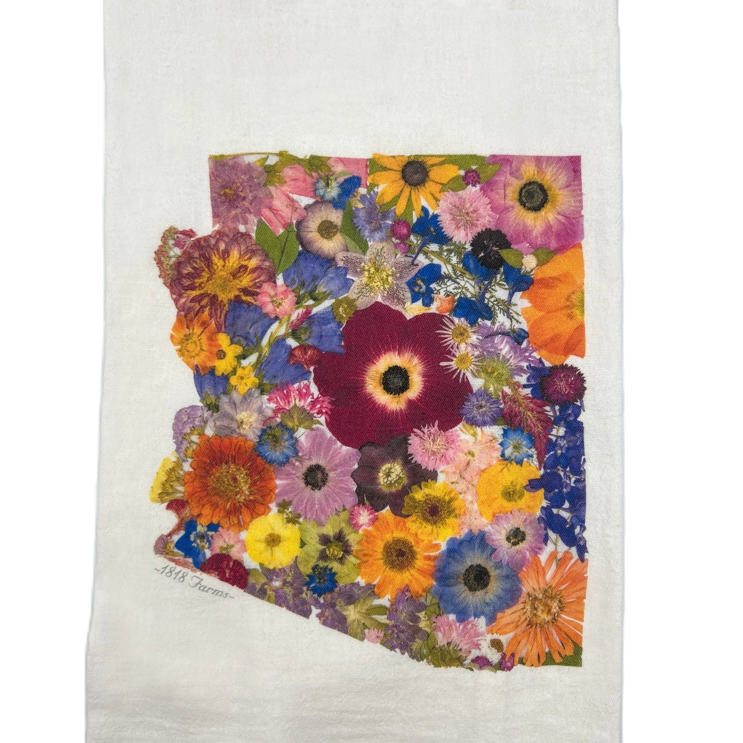 Arizona Themed Flour Sack Towel  - "Where I Bloom" Collection Towel 1818 Farms   