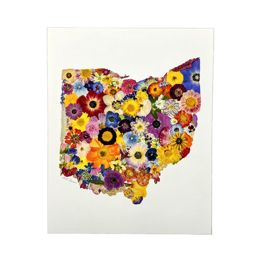 Ohio Themed Giclée Print  - "Where I Bloom" Collection Giclee Art Print 1818 Farms 8"x10"  