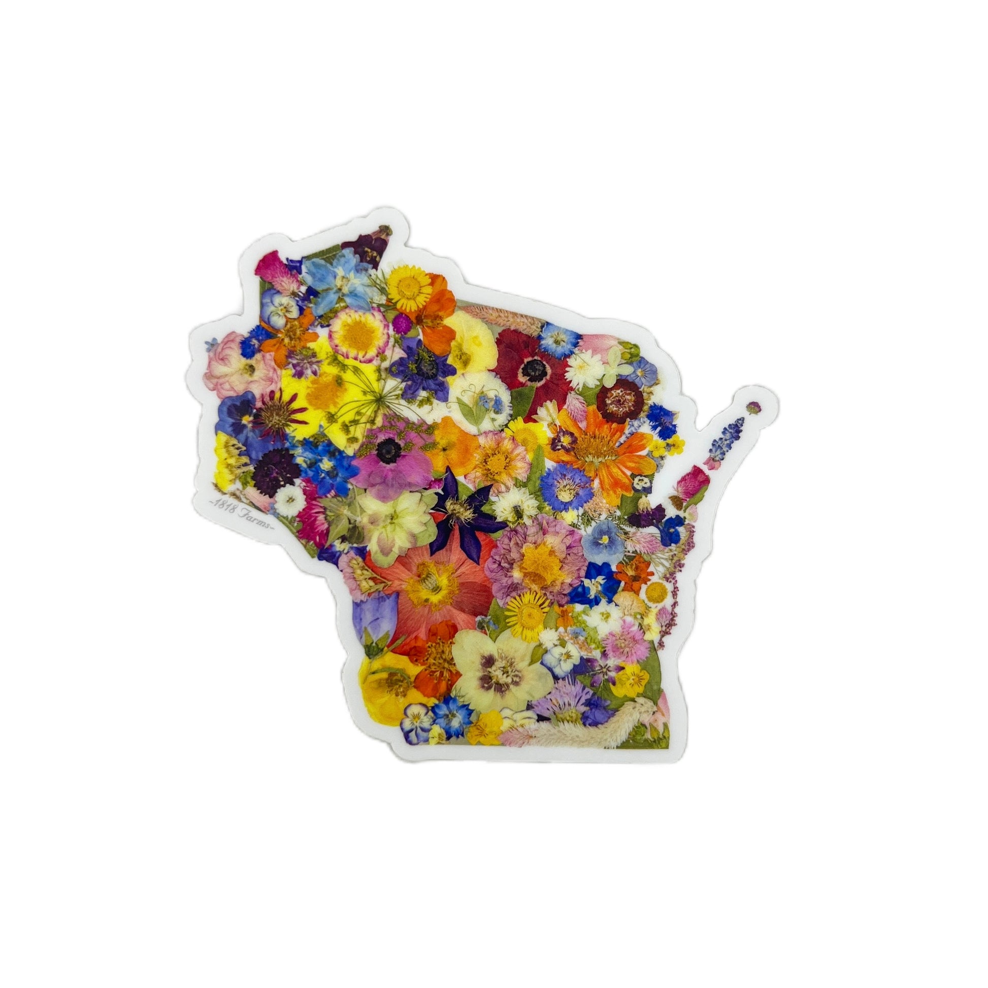 Wisconsin Themed Vinyl Sticker -