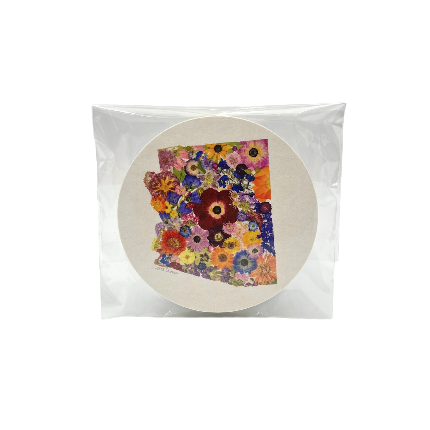 Arizona Themed Coasters (Set of 6)  - "Where I Bloom" Collection Coaster 1818 Farms   