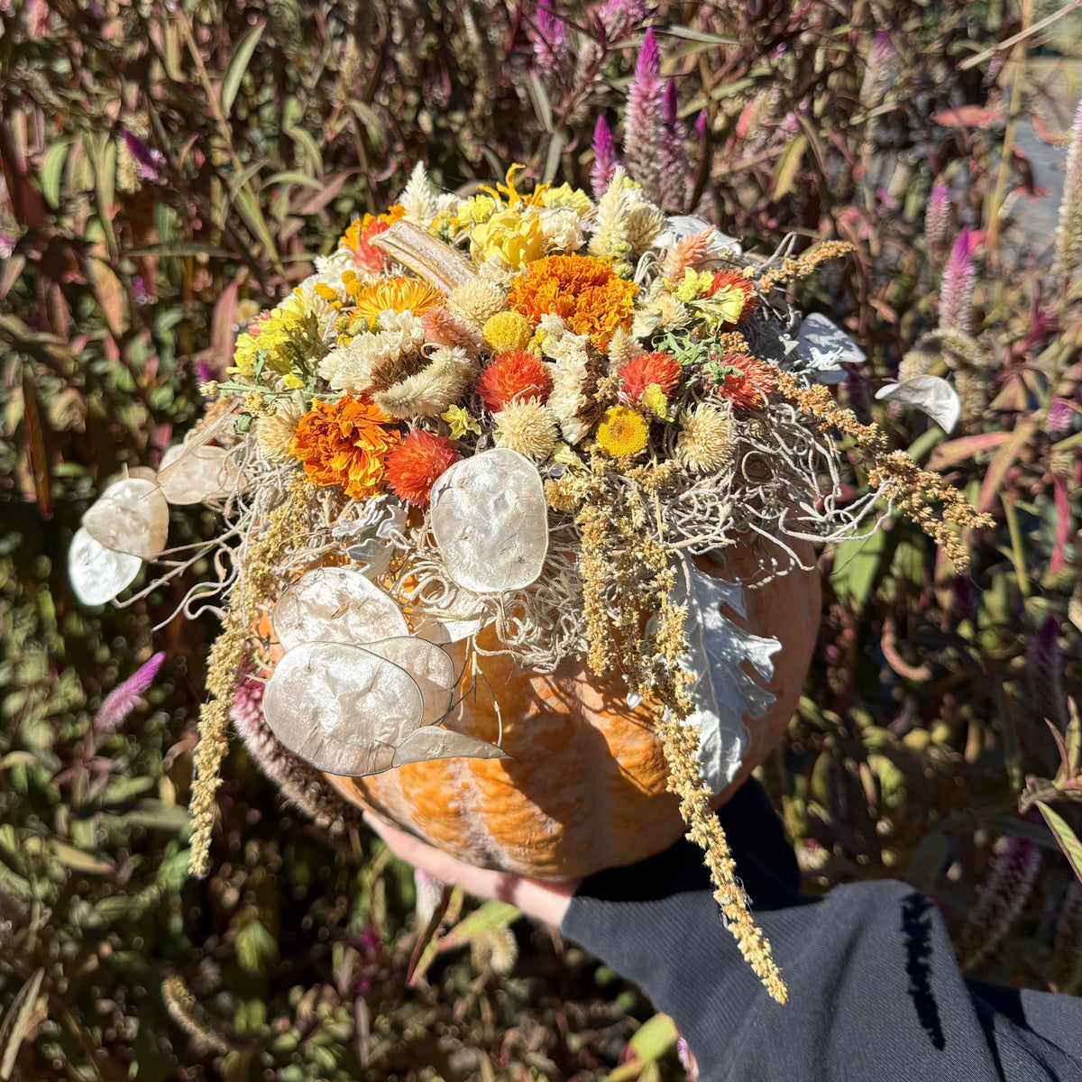 1818 Farms Dried Flower Pumpkin Decorating Workshop Classes & Events 1818 Farms
