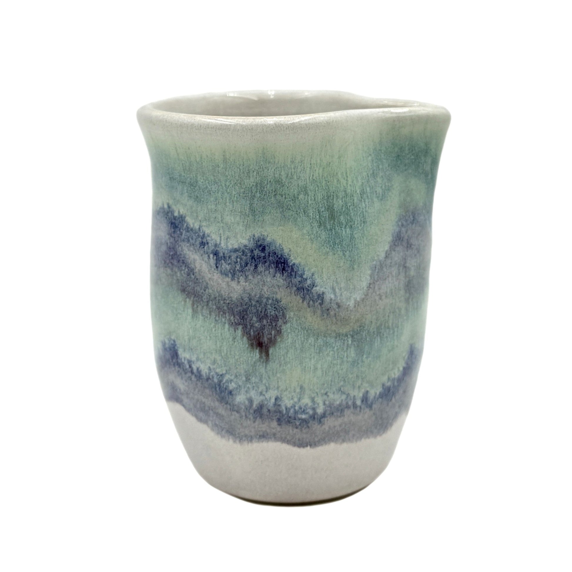 Egg Scrambler Pottery 1818 Farms Seafoam