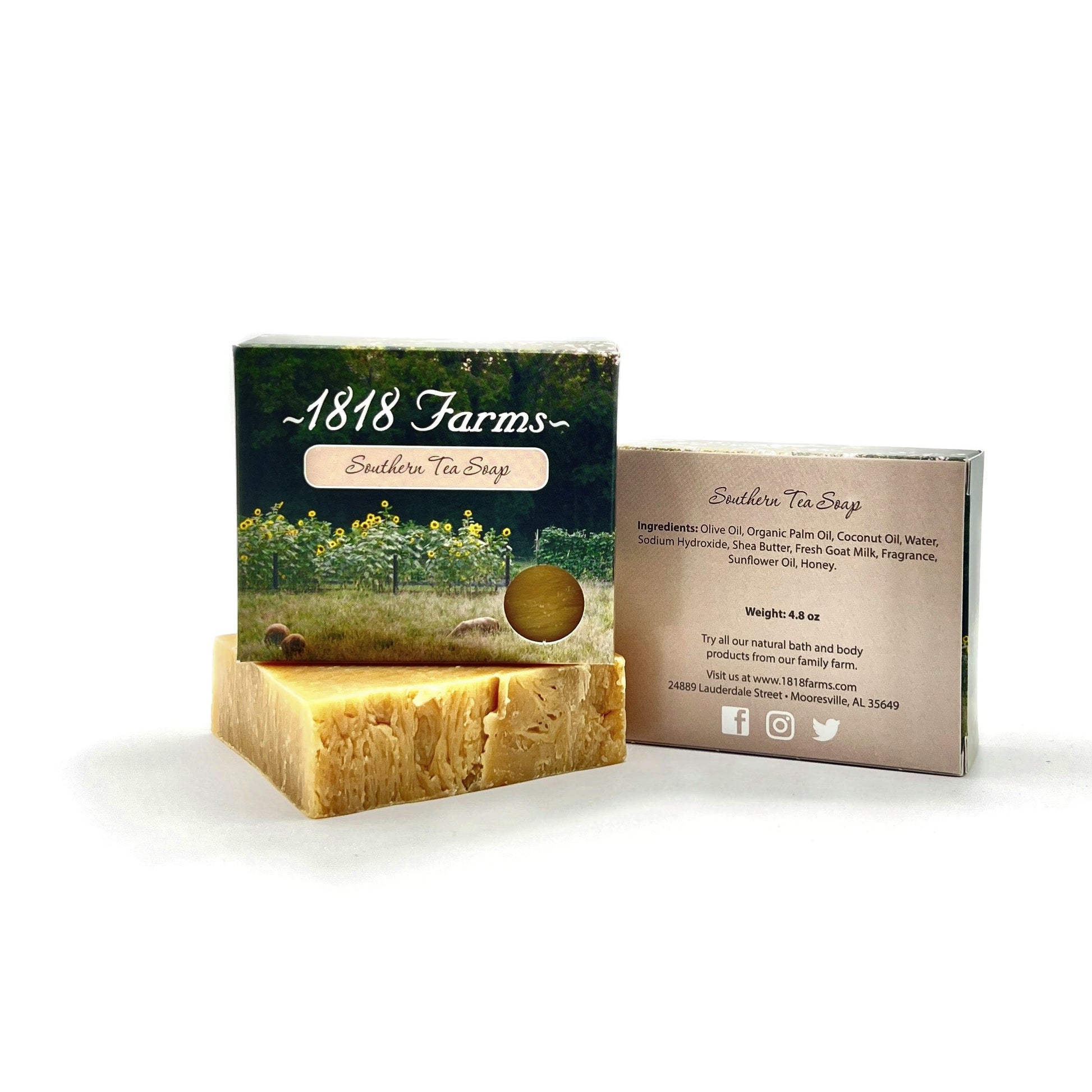 Hand Crafted Soap Soap 1818 Farms Southern Tea  