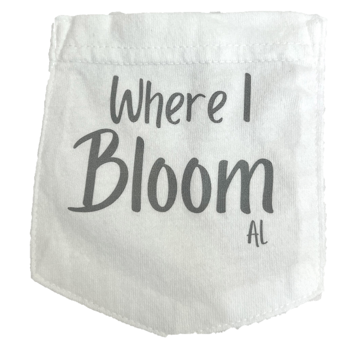 Alabama Themed Comfort Colors Tshirt - "Where I Bloom" Collection T-Shirts 1818 Farms   