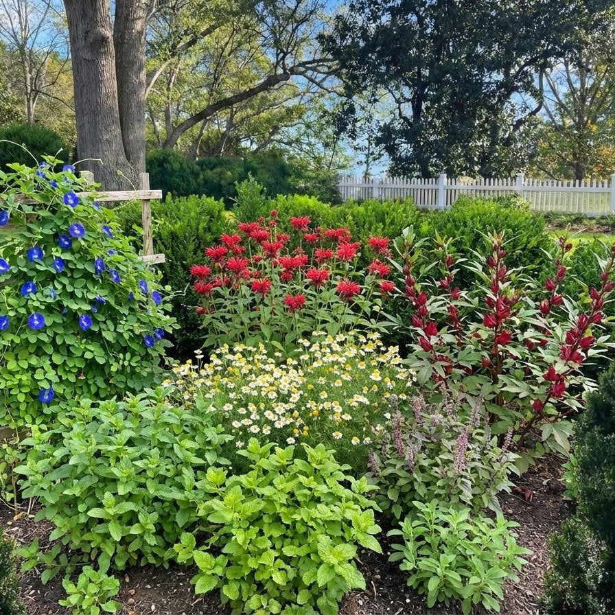 1818 Farms Herbal Liberty Tea Garden Plant Collection Flowers 1818 Farms