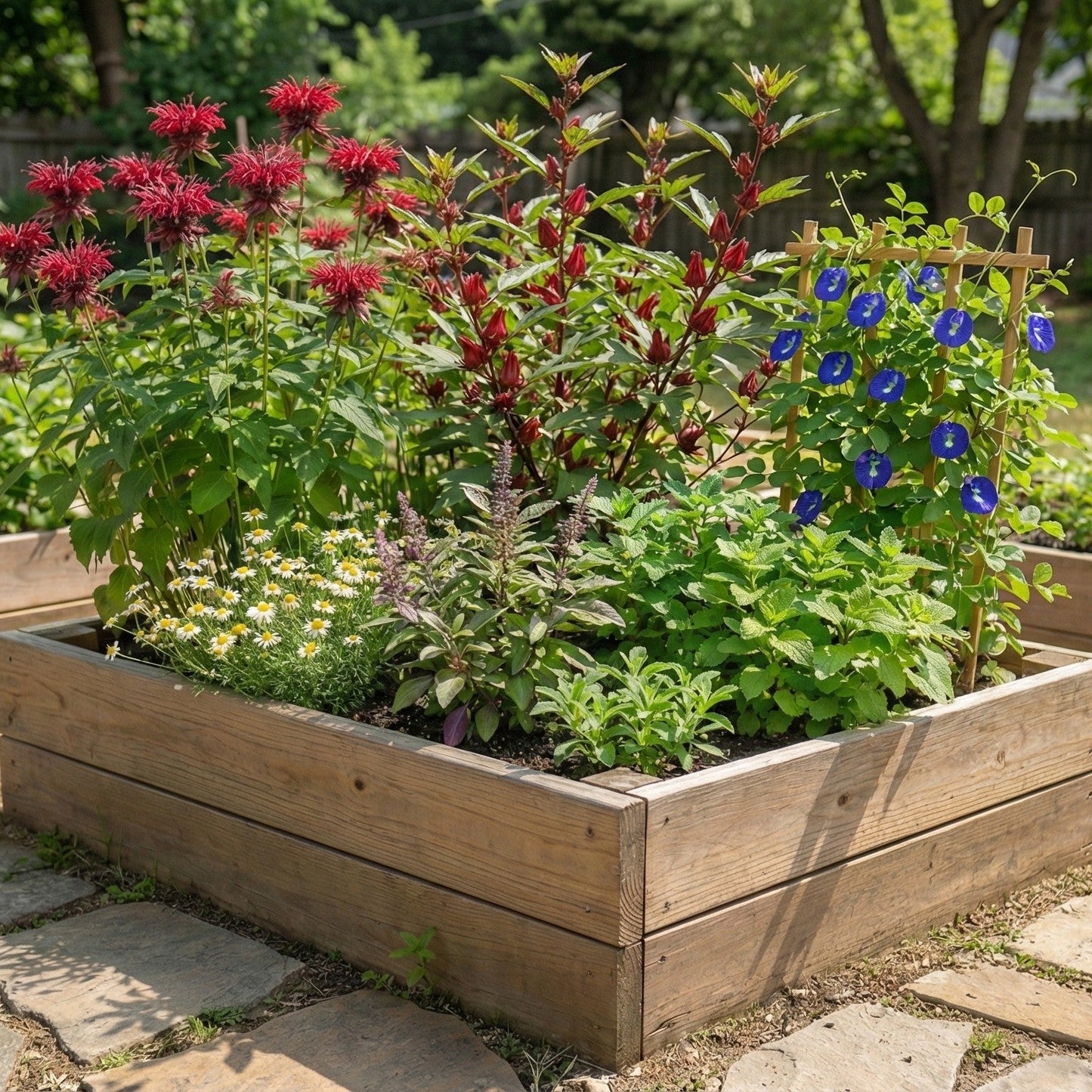 1818 Farms Herbal Liberty Tea Garden Plant Collection Flowers 1818 Farms