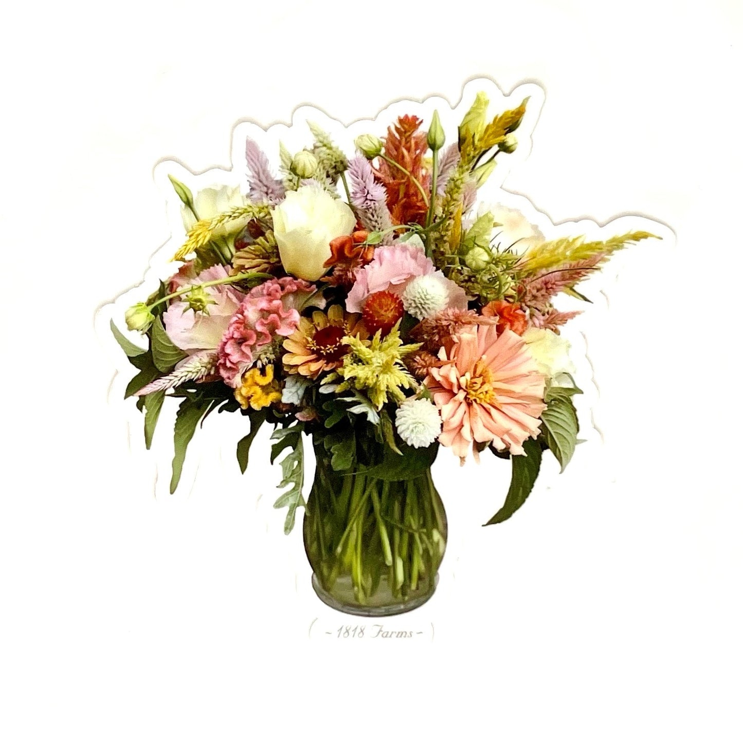 Flower Lover's Gift Box Gift Basket 1818 Farms   