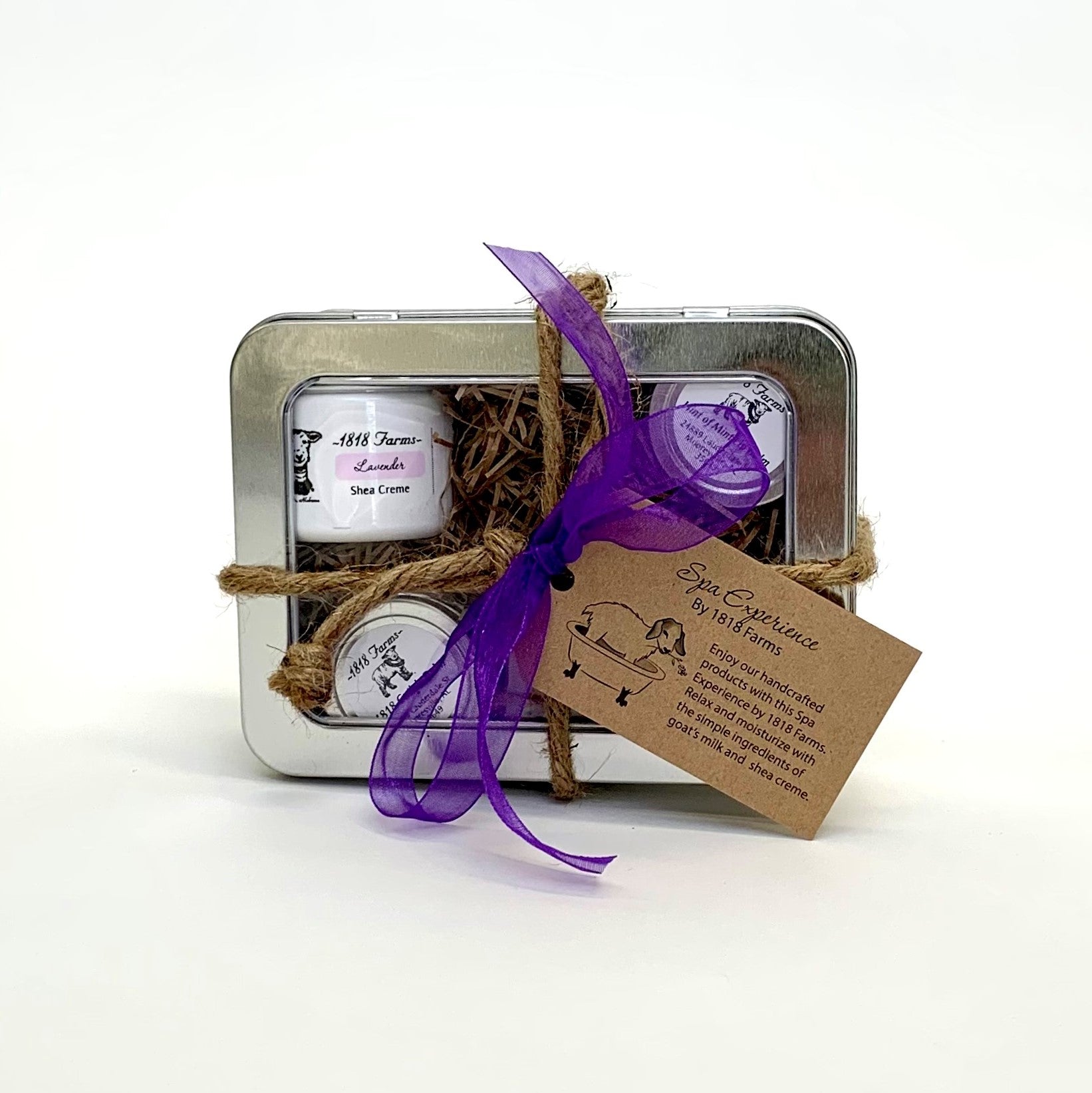 Spa Experience by 1818 Farms - Lavender Gift Basket 1818 Farms   