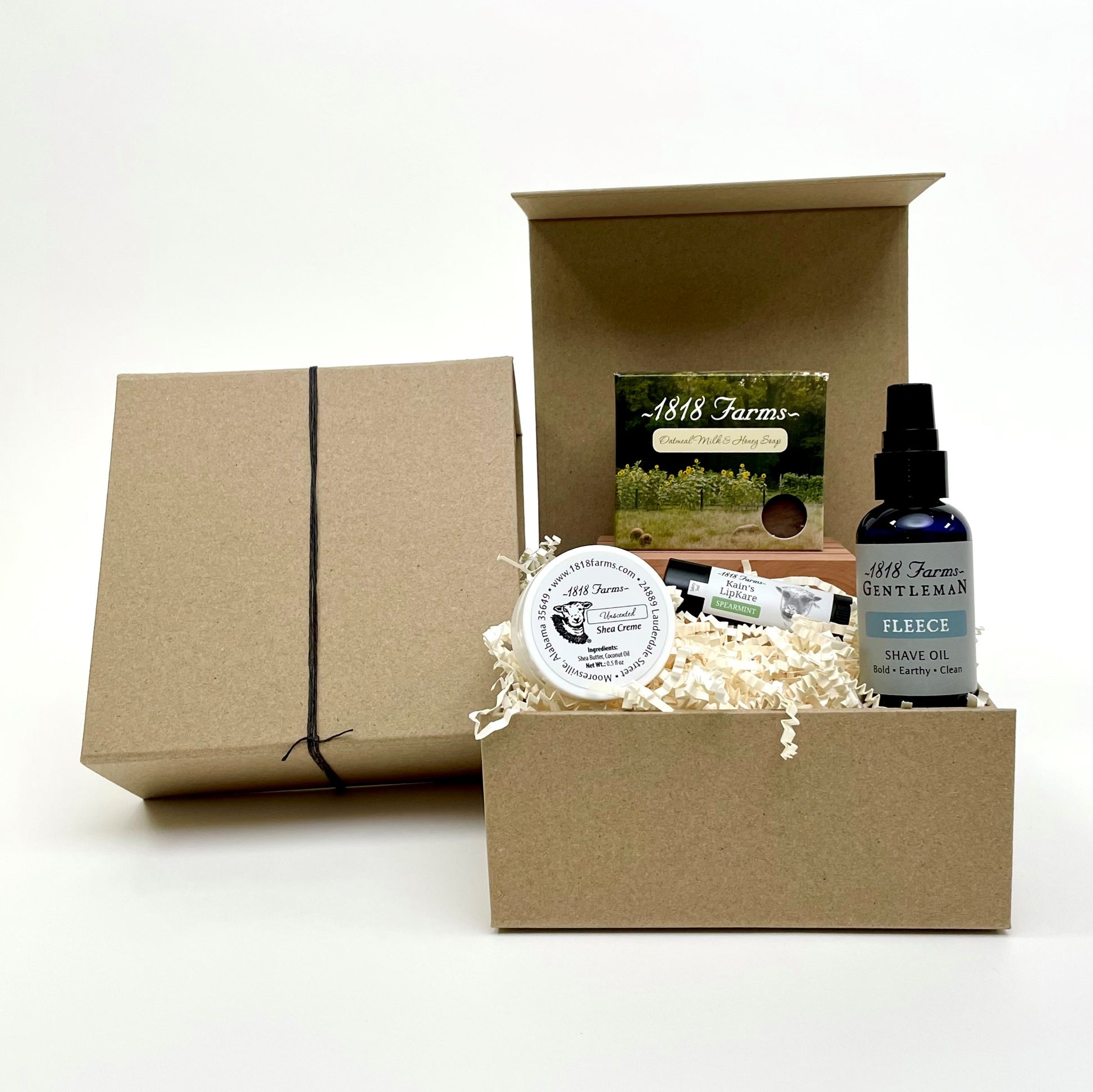 Thinking of You Gift Box (for Him) Gift Basket 1818 Farms Shave  