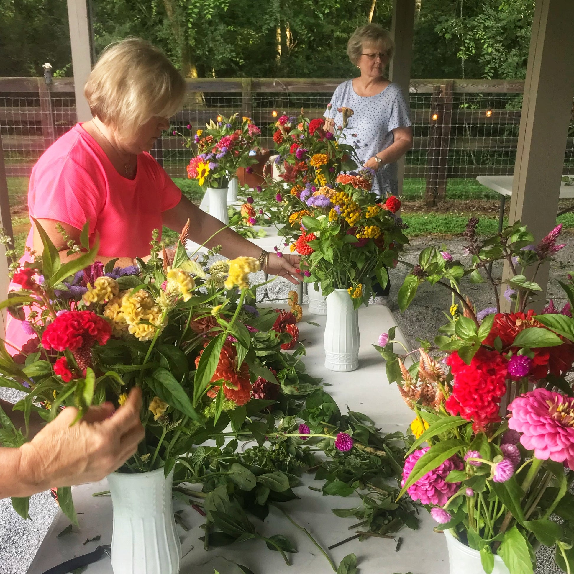 Bloom Stroll and Bouquet Workshop Classes & Events 1818 Farms   