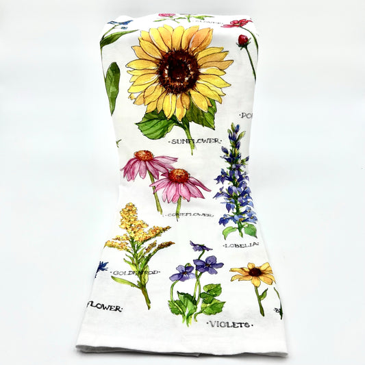 Cut Flower Garden Flour Sack Towel Towel 1818 Farms   